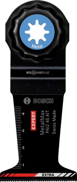 BOSCH EXPERT MetalMax PAIZ 45 AIT Blatt für Multifunktionswerkzeuge, 45 mm. Für oszillierende Multifunktionswerkzeuge