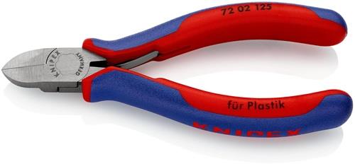 KNIPEX Seitenschneider f.Ku.Gesamt-L.125mm ger.Mehrkomp.-Hüllen KNIPEX