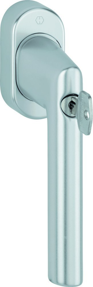 HOPPE® Fenstergriff abschließbar Amsterdam 0400S/US9056 100NM, mit Schrauben, Aluminium, 12017851 HOPPE® Fenstergriff abschließbar Amsterdam 0400S/US9056 100NM, mit Schrauben, Aluminium, 12017851