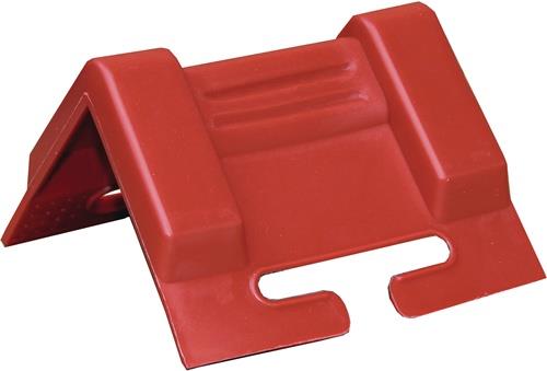 TECWERK Kantenschutzwinkel Schenkel-L.95x95mm rot m.Schlitz 10 St./Set TECWERK