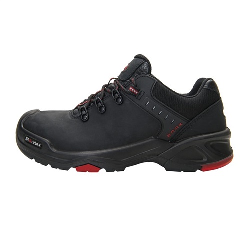BAAK Sicherheitsschuh Brook schwarz/rot Leder S3 SRC HRO EN20345 BAAK Sicherheitsschuh Brook schwarz/rot Leder S3 SRC HRO EN20345