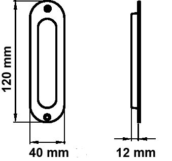 KARCHER DESIGN Z1702 - in Chrom, Schiebetürmuschel, Zinkdruckguss