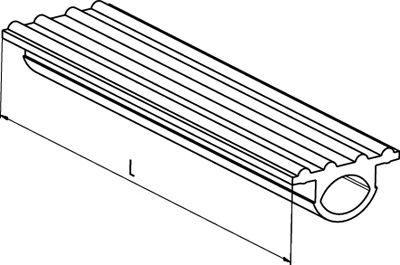 FISCHER Schienengummieinlage EMS 41 FISCHER Schienengummieinlage EMS 41