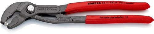 KNIPEX Federbandschellenzange Gesamt-L.250mm Kap.max.70mm Einstellungen 25