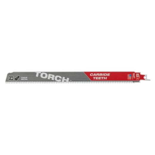 MILWAUKEE 300 x 3,2 mm (8 TPI) Säbelsägeblatt Metall THE TORCH HM-bestückt