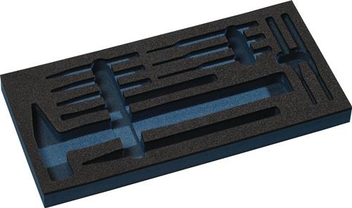 TECWERK Werkzeugmodul Leereinlage 1/3-Modul 2000 871 243 11-tlg.TECWERK