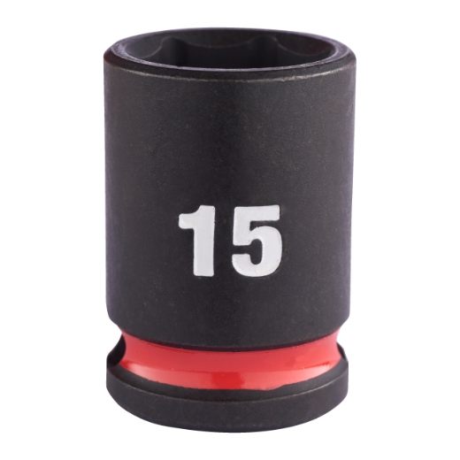 MILWAUKEE 15 x 32 mm SHOCKWAVE Schlagnuss 3/8" kurz