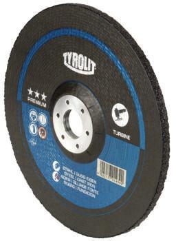 TYROLIT Schruppscheibe PREMIUM T-GRIND D125xS7mmKörnung 24 gekr.