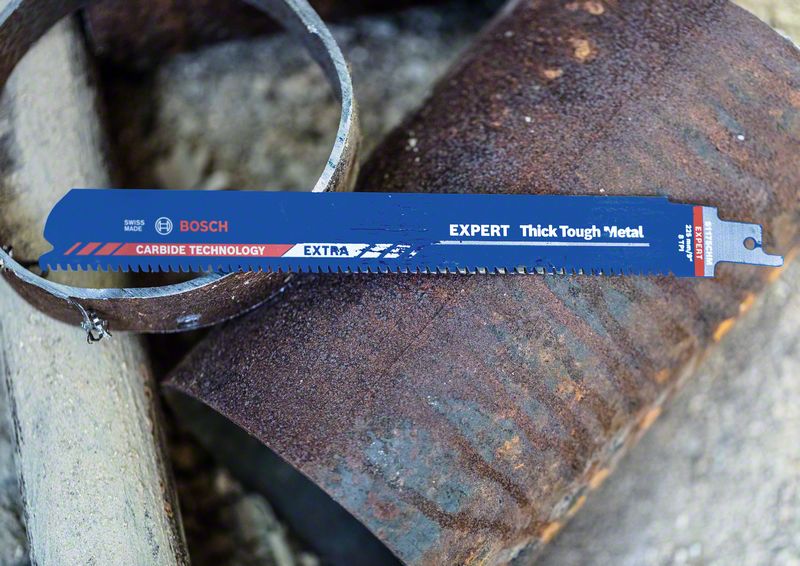 BOSCH EXPERT ‘Thick Tough Metal’ S 1155 CHC Säbelsägeblatt, 10 Stück. Für Säbelsägen BOSCH EXPERT ‘Thick Tough Metal’ S 1155 CHC Säbelsägeblatt, 10 Stück. Für Säbelsägen