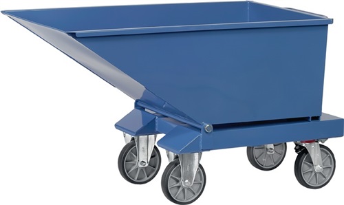 FETRA Muldenkipper Inh.250l L1359xB713xH780mm brillantblau m.Ablasshahn