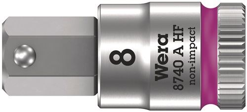 WERA Steckschlüsseleinsatz 8740 A HF 1/4 Zoll SW 8mm L.28mm WERA WERA Steckschlüsseleinsatz 8740 A HF 1/4 Zoll SW 8mm L.28mm WERA