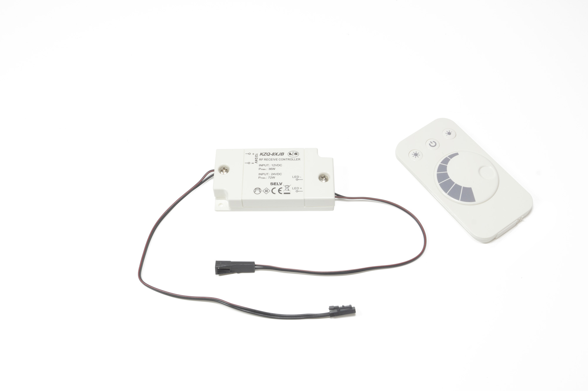 L&S LED Funkdimmer Empfänger und Fernbedienung 12 V max 36 W