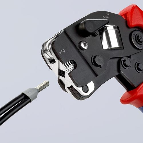 KNIPEX Crimpzange L.190mm 0,08-10,0+16 (AWG 28-5 ) mm² brün.2K-Hülle KNIPEX KNIPEX Crimpzange L.190mm 0,08-10,0+16 (AWG 28-5 ) mm² brün.2K-Hülle KNIPEX