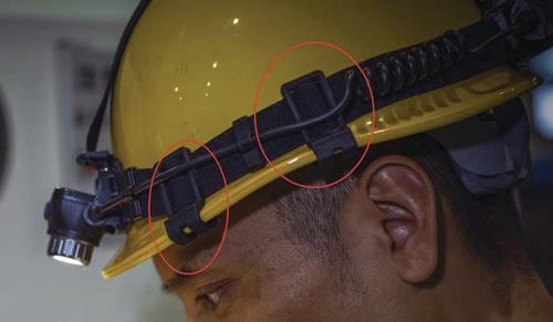 TECWERK LED-Kopfleuchte 3,7V 2600 mAh Li-ion 5V TECWERK