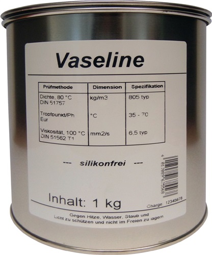 KAJO Vaseline 1kg weiß DAB10 (dt.Arzneimittelbuch) Dose KAJO