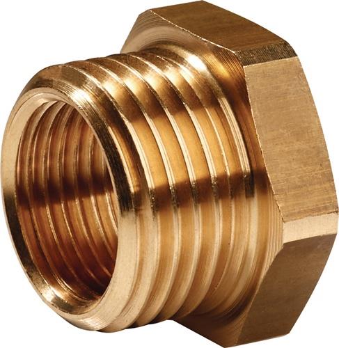 TECWERK Reduziernippel MS AG G 1/2 Zoll IG G 1/4 Zoll SW 22mm TECWERK