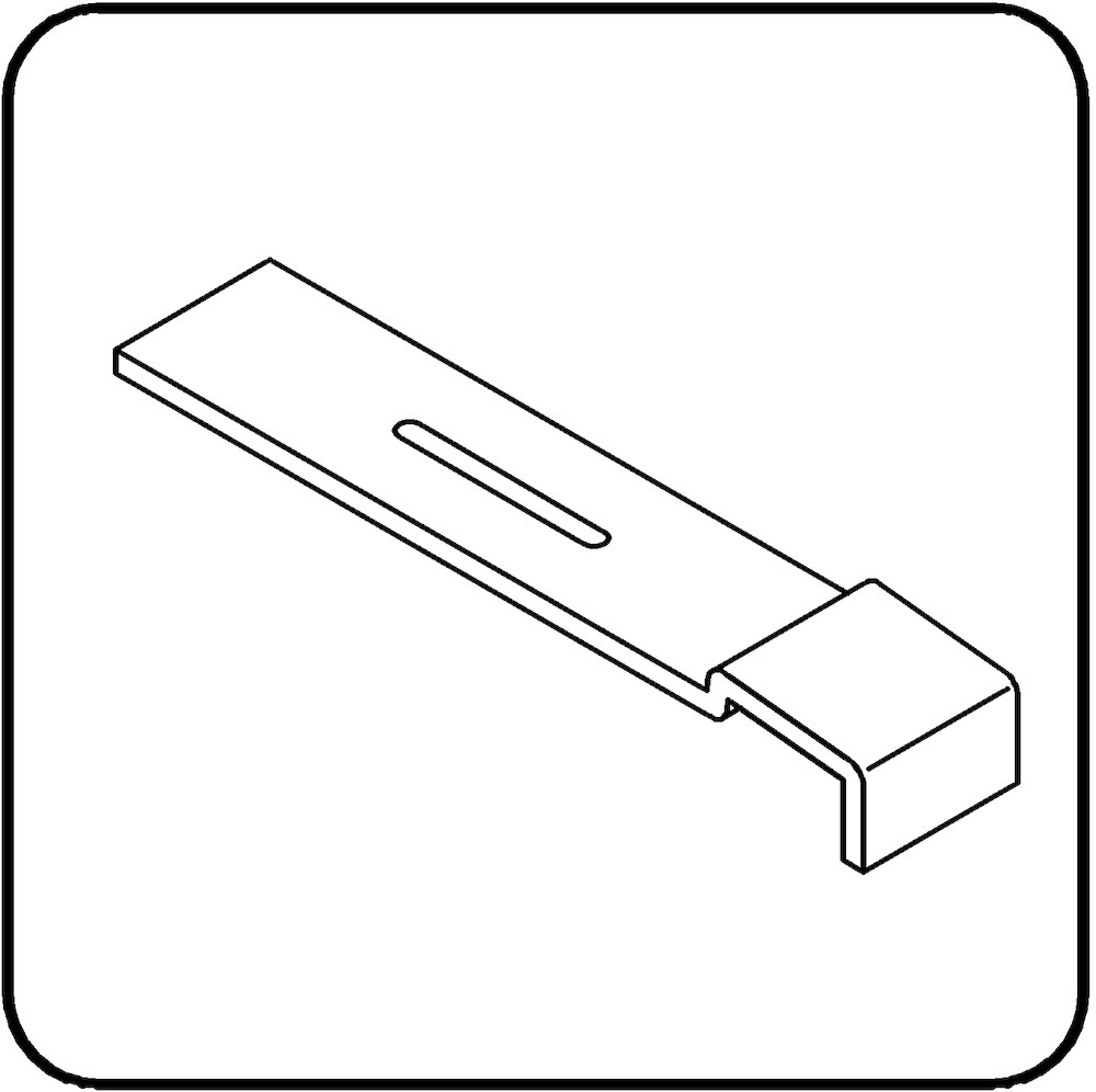 GUTMANN Fensterbankhalter RS 25, Aluminium