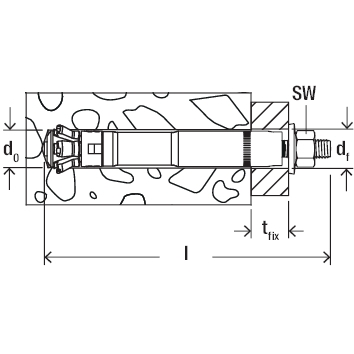 FISCHER Hinterschnittanker FSU-P M10x100/20 R