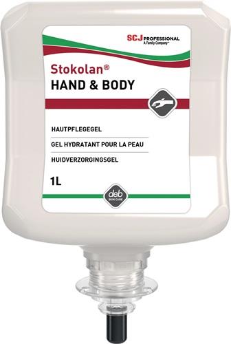 SC JOHNSON Hautpflegecreme Stokolan® Hand & Body 1l Gel,parfümiert Kartusche