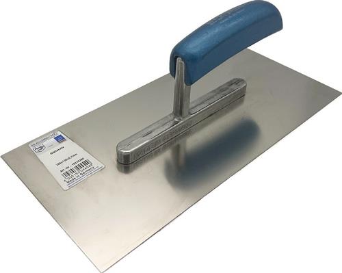 HAROMAC Glättekelle L.280mm B.130mm Buchenholzgriff Zahn 4x4mm rostfr.VA HAROMAC