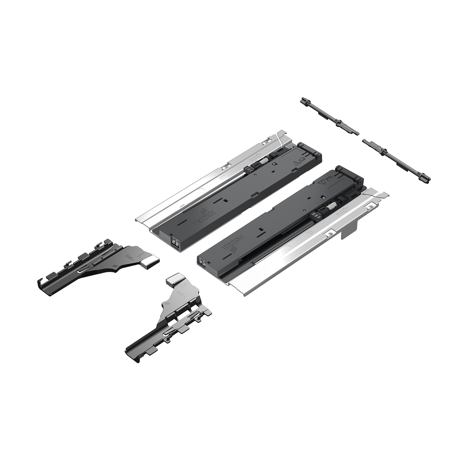 HETTICH Öffnungssystem Push to open Silent für Quadro, 20 - 50 kg, 9240164