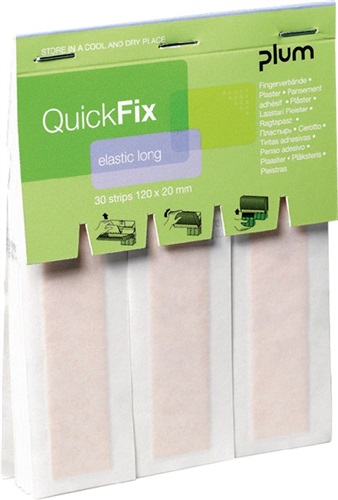 PLUM Pflasterstrips QuickFix Fingerverband elastisch Plum