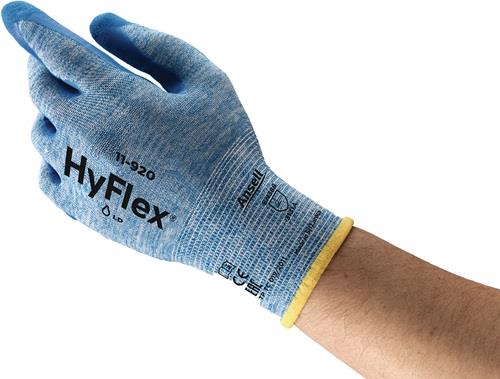 ANSELL Handschuhe HyFlex® 11-920 Gr.8 blau EN 388 PSA II Nyl.m.Nitril ANSELL
