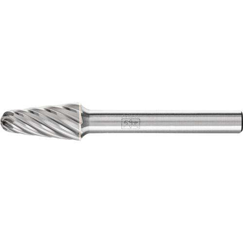 PFERD Frässtift KEL D.10mm Kopf-L.20mm Schaft-D.6mm HM Verz.INOX PFERD