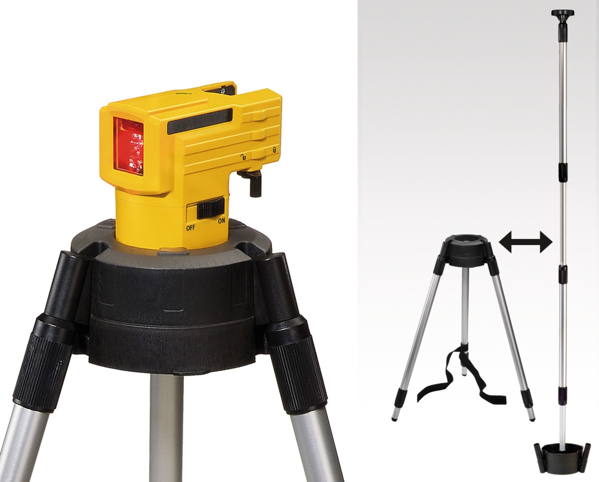 STABILA Kreuzlinien-Laser LAX 50, 2-teiliges Set