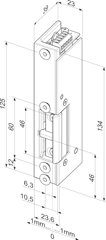 effeff Elektro-Türöffner 331URF effeff Elektro-Türöffner 331URF