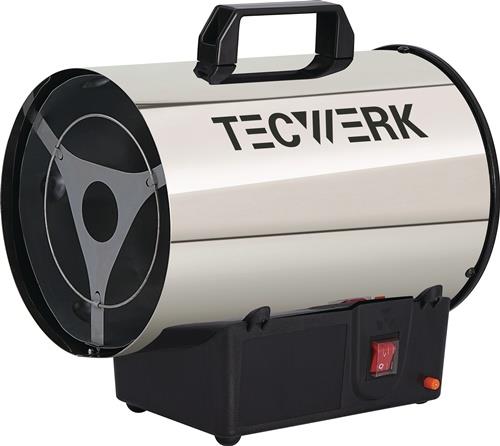 TECWERK Gasheizer 10 kW 500 m³/h 28 W TECWERK