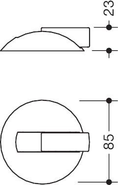 HEWI Bodentürpuffer 625B, Polyamid, 625B 90