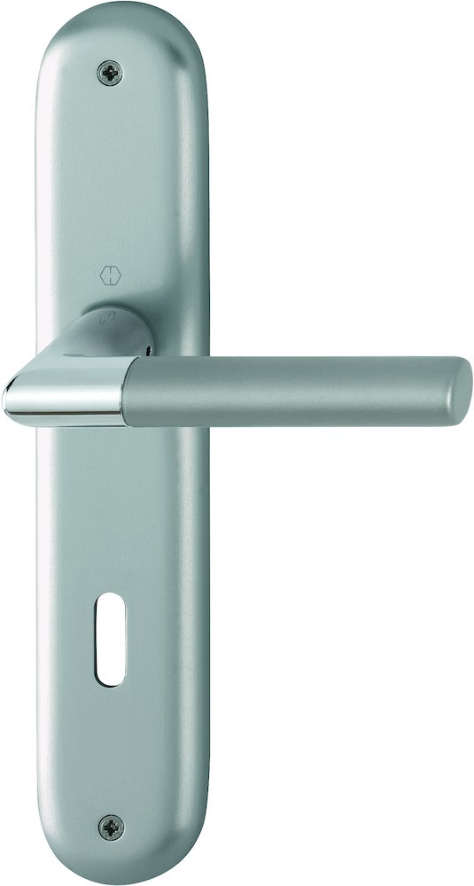 HOPPE® Drückergarnitur mit Langschild Lecce 1405/273P, Aluminium, 11538958
