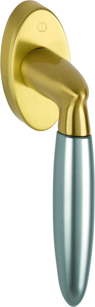 HOPPE® Fenstergriff Athinai M056/US937, VarioFit, mit Schrauben, Messing, 11569943