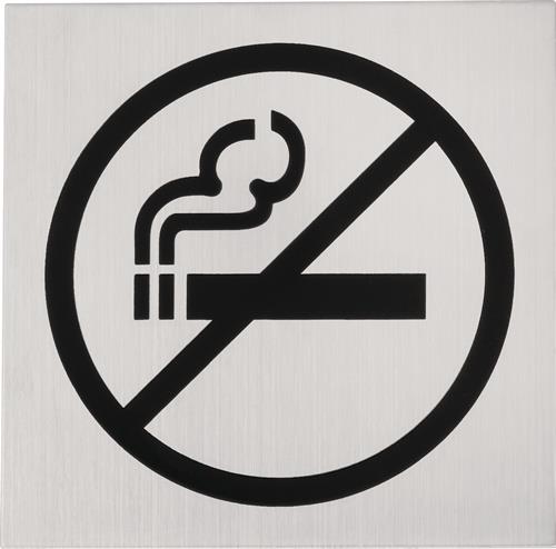 TECWERK Hinweiszeichen NW-4600-2 VA Farb-Nr.60 B.126mm H.126mm TECWERK