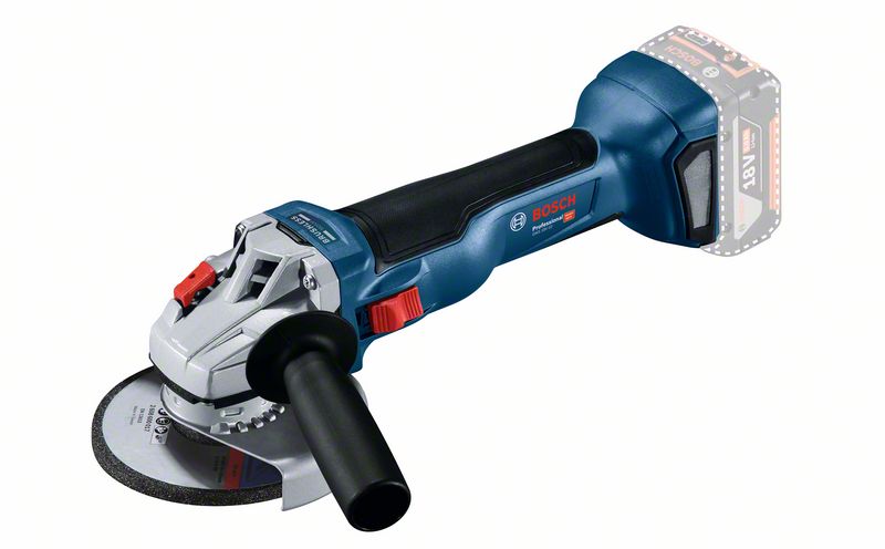 BOSCH Akku-Winkelschleifer GWS 18V-10, Solo Version, L-BOXX + L-BOXX Einlage