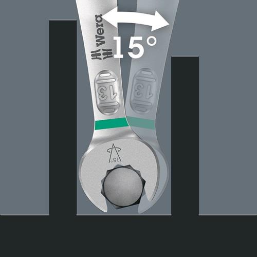 WERA Ringmaulschlüsselsatz 6003 Joker 8 Imperial Set 1 zöllig 8-teilig