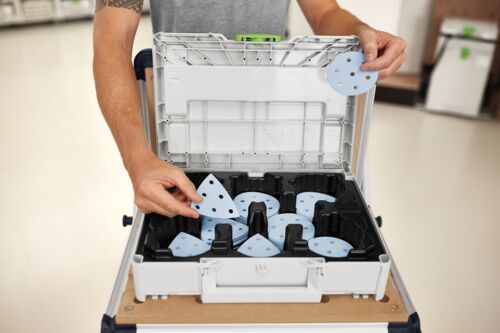 FESTOOL Schleifmittel-Systainer³ Granat D90/V93 GR SYS 578196