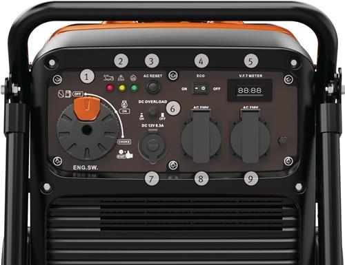 UNICRAFT Inverter-Stromerzeuger PG-I 41 SE 3,6 kW Benzin UNICRAFT