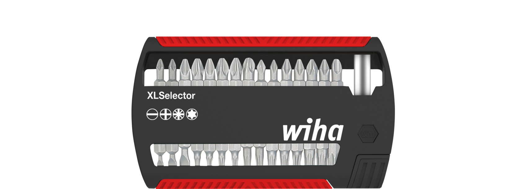 Wiha Bit Set XLSelector Standard 25 mm gemischt 31-tlg. 1/4" C6,3 (29417)