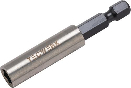 TECWERK Bithalter 1/4 Zoll F 6,3 1/4 Zoll C 6,3 Magnet L.60mm TECWERK