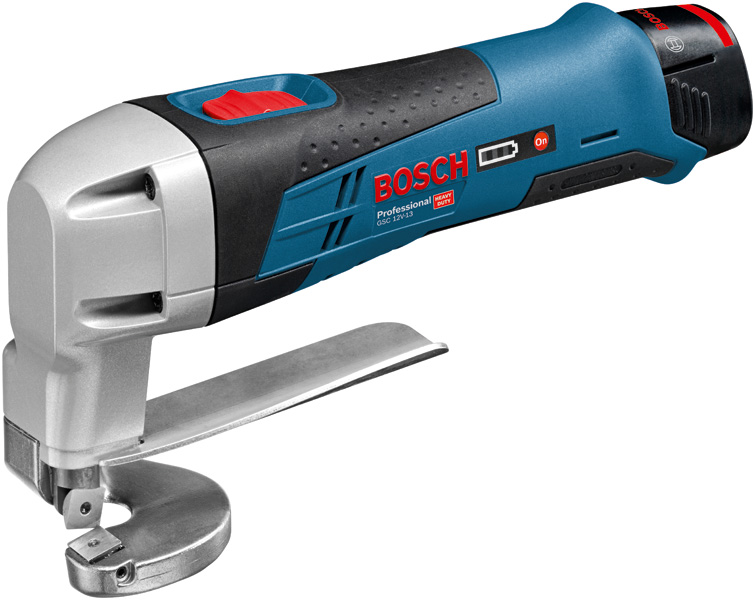 BOSCH Akku-Blechschere GSC 12V-13, Solo Version, L-BOXX