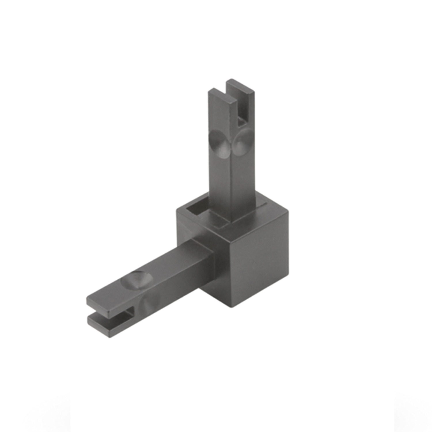 HETTICH Cadro Verbindungsknoten 3-fach 3D schwarz matt, 9298829