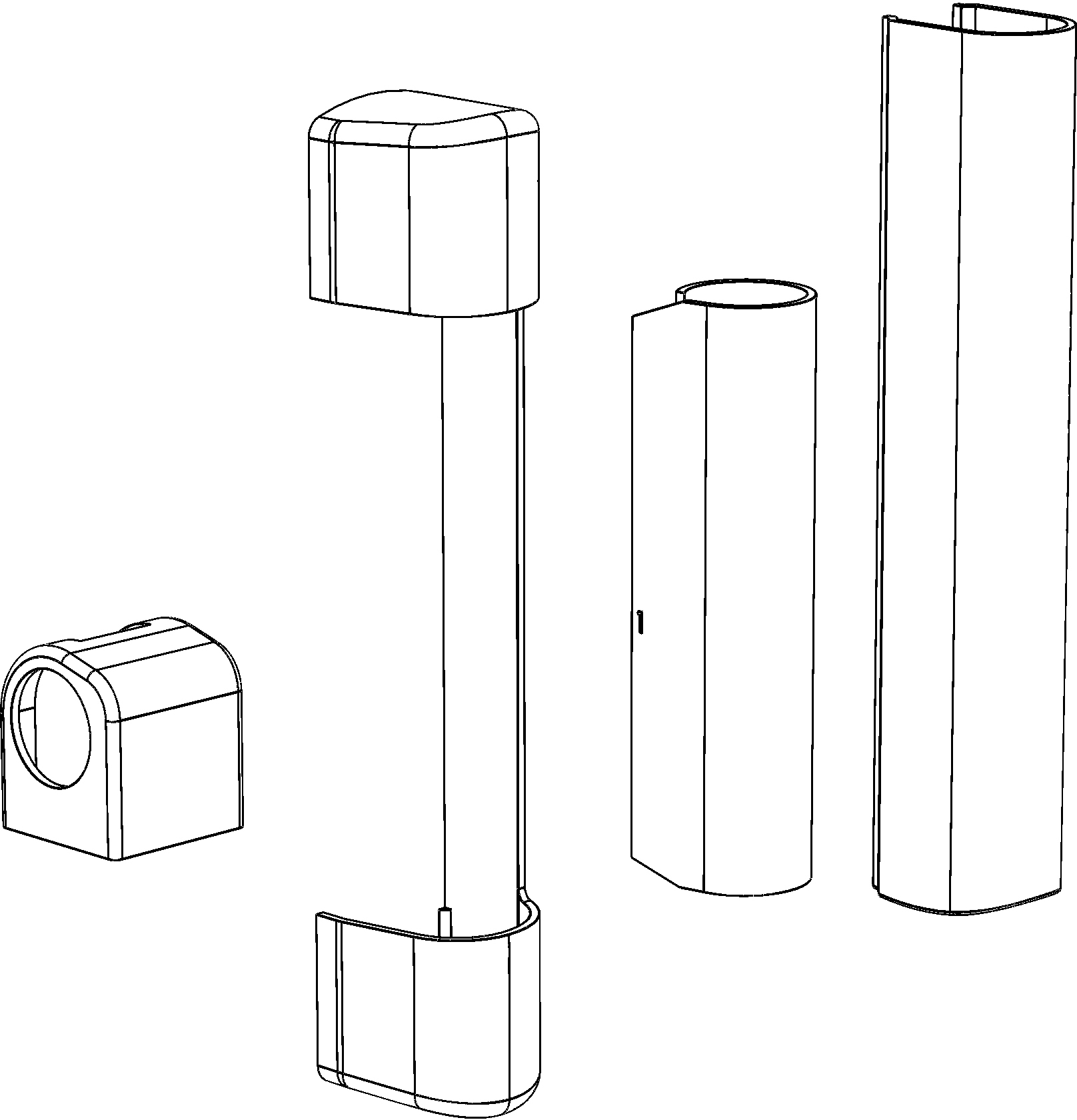 WINKHAUS Kappenset für Baukastensystem ACTIVP.DK,