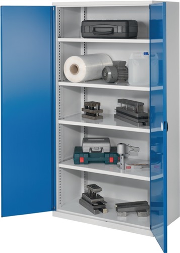 KAPPES Schwerlastschrank H1950xB1000xT600mm lichtgrau 3 Fachböden 2 x 175mm Trgf.160kg