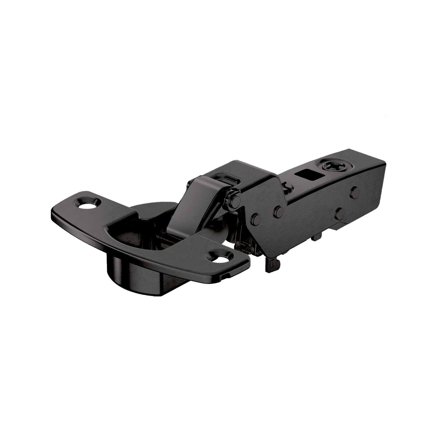 HETTICH Sensys Dicktürscharnier, Türdicke bis 32 mm, mit integrierter Dämpfung (Sensys 8631i), obsidianschwarz, 9091756