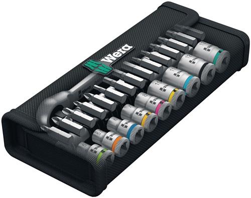 WERA Steckschlüsselsatz 8100 SA 7 Zyklop 28-tlg.1/4 Zoll SW 5-13mm Z.76 6KT WERA WERA Steckschlüsselsatz 8100 SA 7 Zyklop 28-tlg.1/4 Zoll SW 5-13mm Z.76 6KT WERA