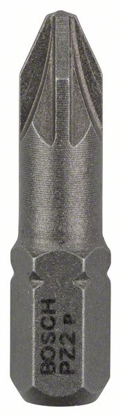 BOSCH Schrauberbit Extra-Hart PZ 2, 25 mm, 25er-Pack