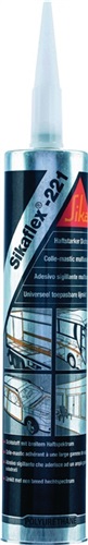 SIKAFLEX Polyurethandichtstoff Sikaflex®-221 300 ml stahlgrau Kartusche SIKA
