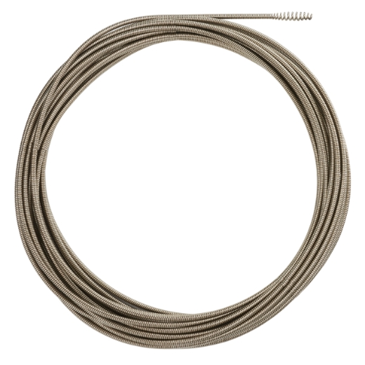 MILWAUKEE 8 mm x 23 m mit Keulenkopf Spirale für Akku-Rohrreiniger M18FFSDC